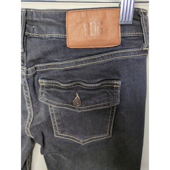 BDG Urban Outfitters trendy Y2k low rise black gray denim flare pants 26 - Picture 10 of 15